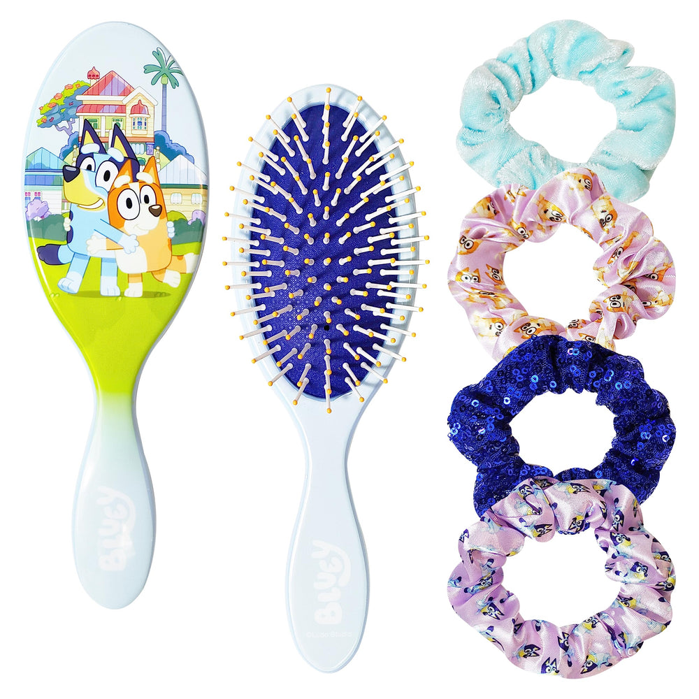 Brosse démêlante Bluey de LUV HER pour démêler les cheveux en douceur