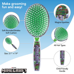 Brosse à cheveux LUV HER poils arrondis pour démêlage en douceur.