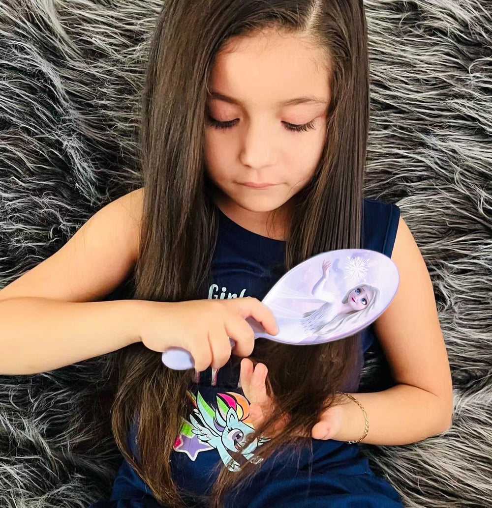 Petit chouchou Frozen rose clair LUV HER pour fixer des coiffures confortablement