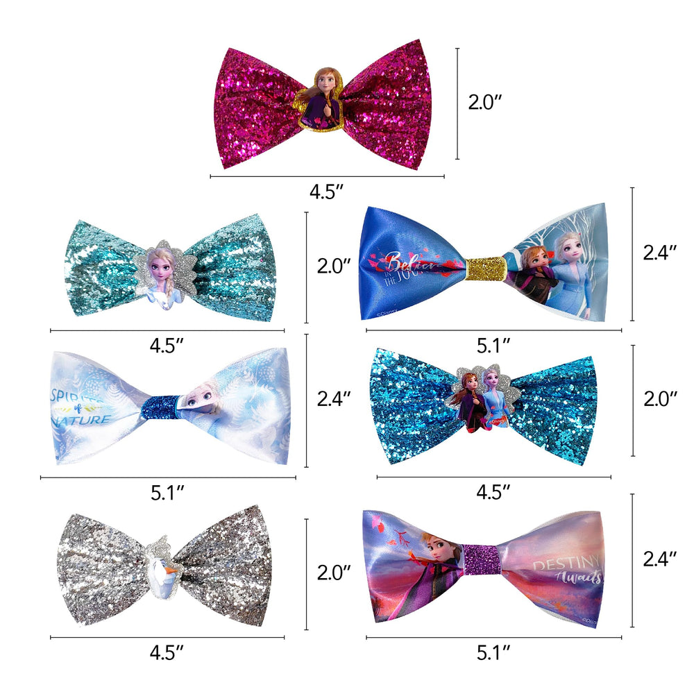Luv Her Frozen 2 bows on card showcase safe, age-appropriate design.