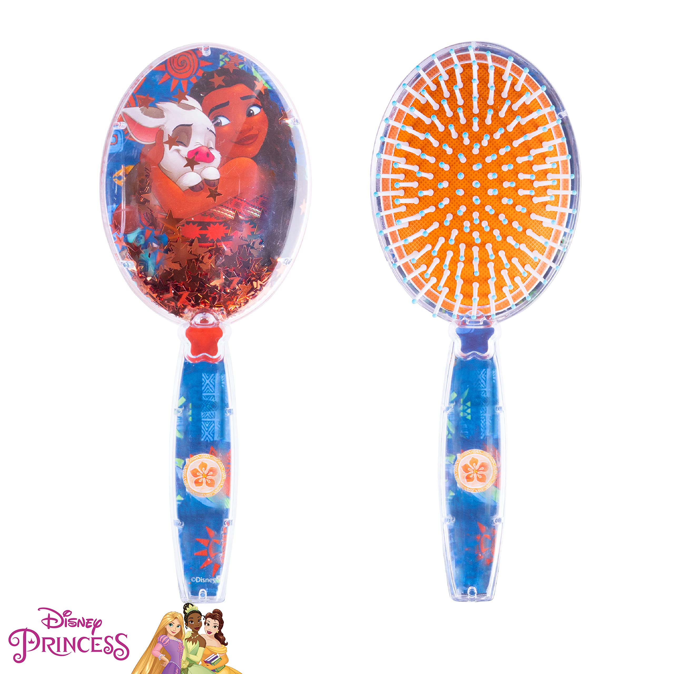 Luv Her Moana design orange et motifs étoiles, allure ludique.