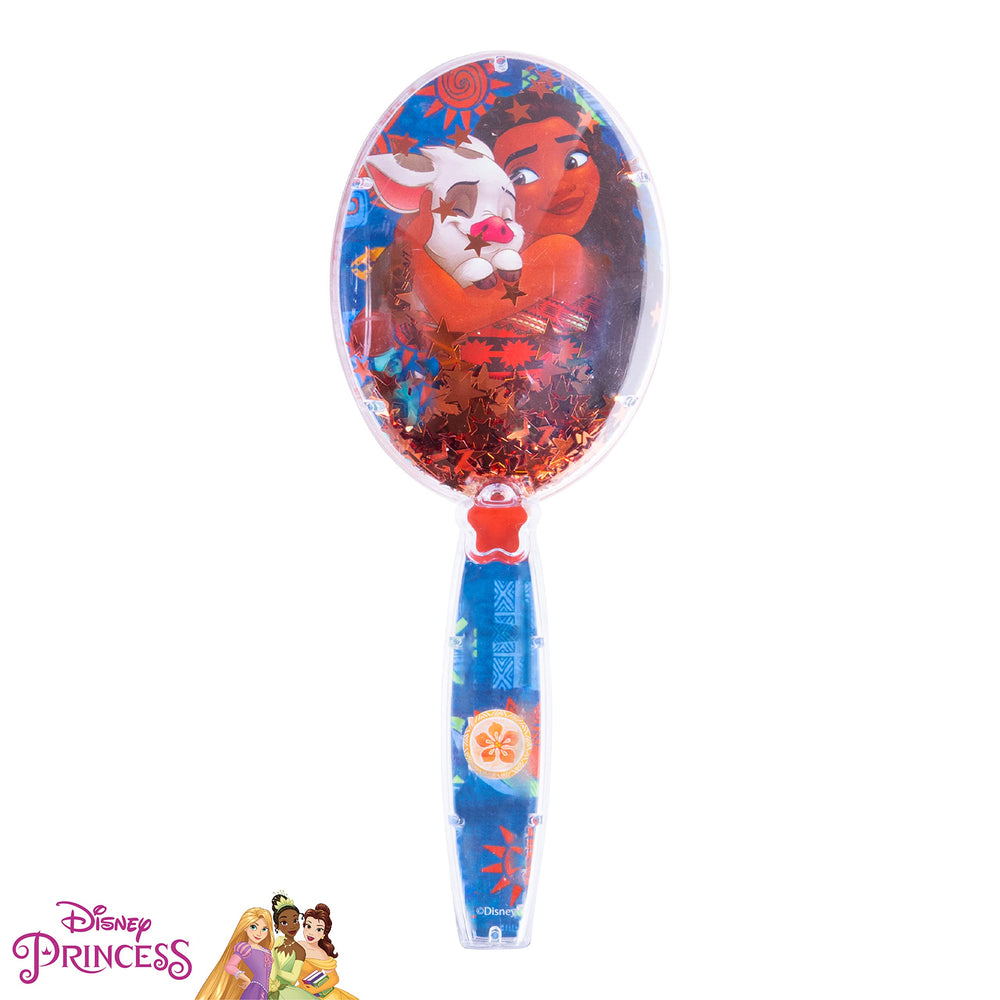 Luv Her Moana face et dos sur la brosse, motif étoilé orange.