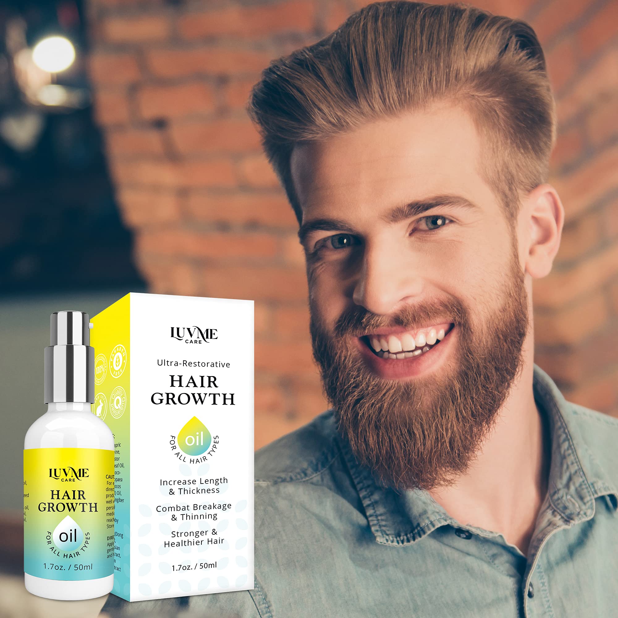 Soin quotidien des cheveux Luv Me Care, pratique et agréable à utiliser.