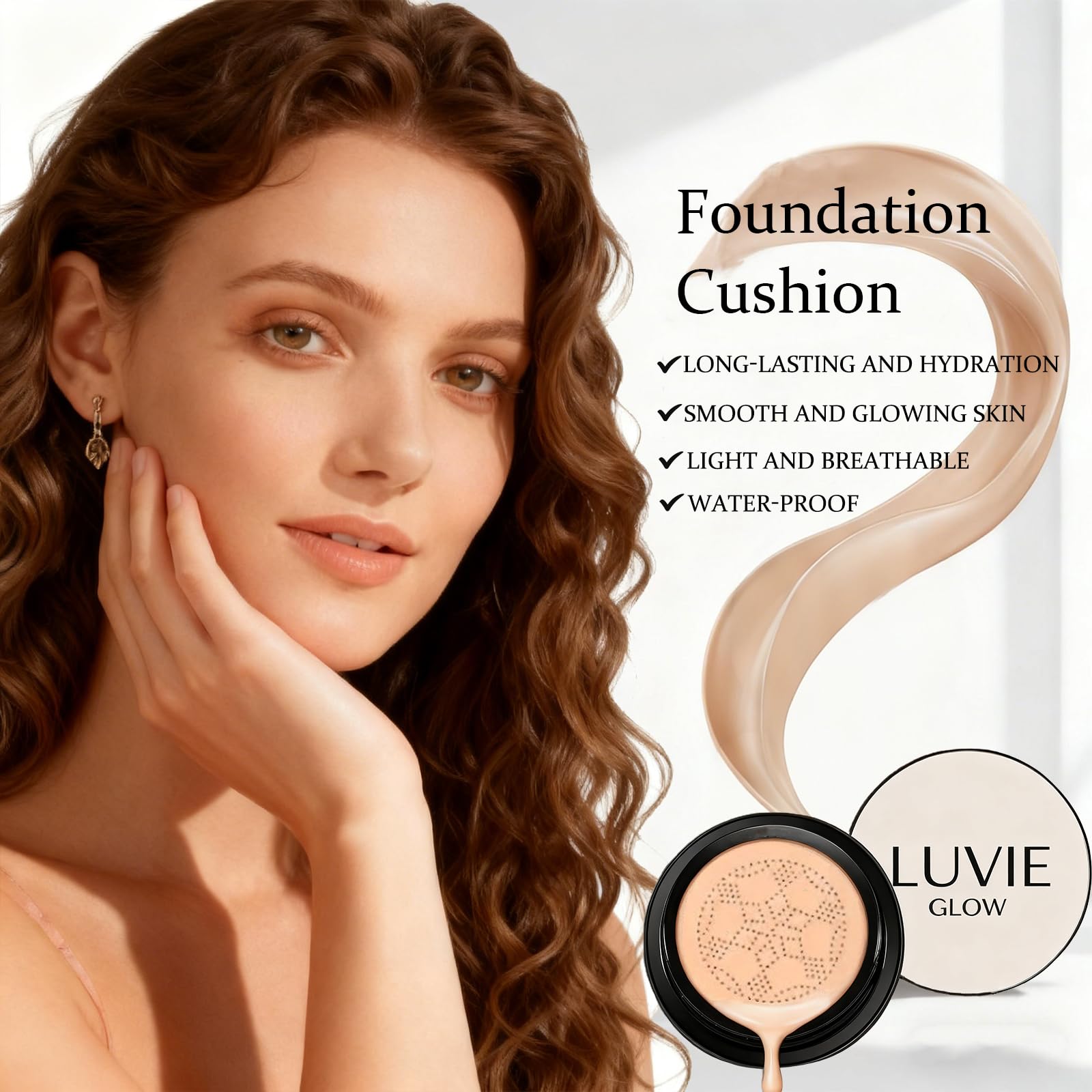 Fini hydratant et lumineux sur les joues avec Luvie Glow