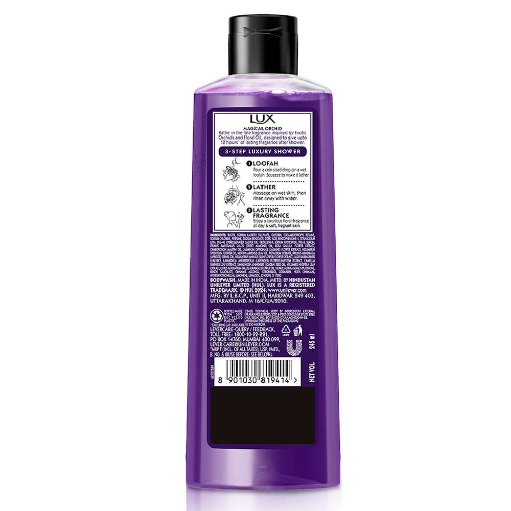 Lux gel douche luxueux – ambiance spa à domicile.