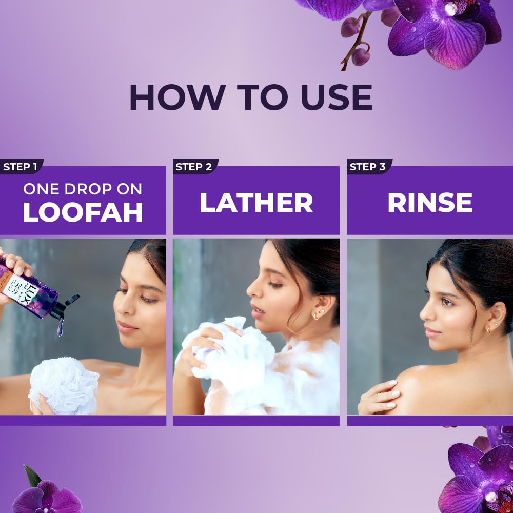 Lux gel douche soin quotidien – plaisir sensoriel à chaque utilisation.