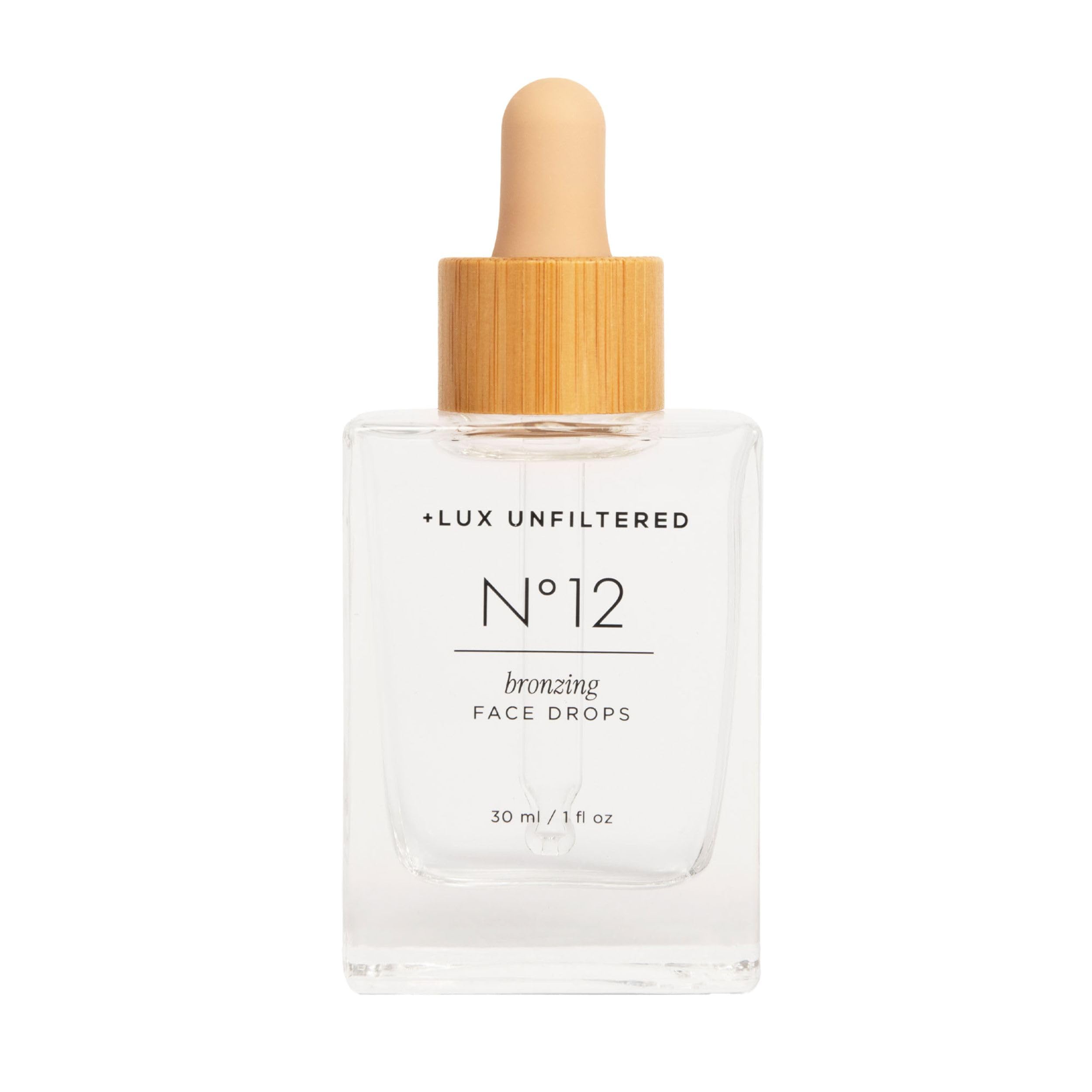 Lux Unfiltered N°12 gouttes bronzage visage dans flacon pour teinte naturelle
