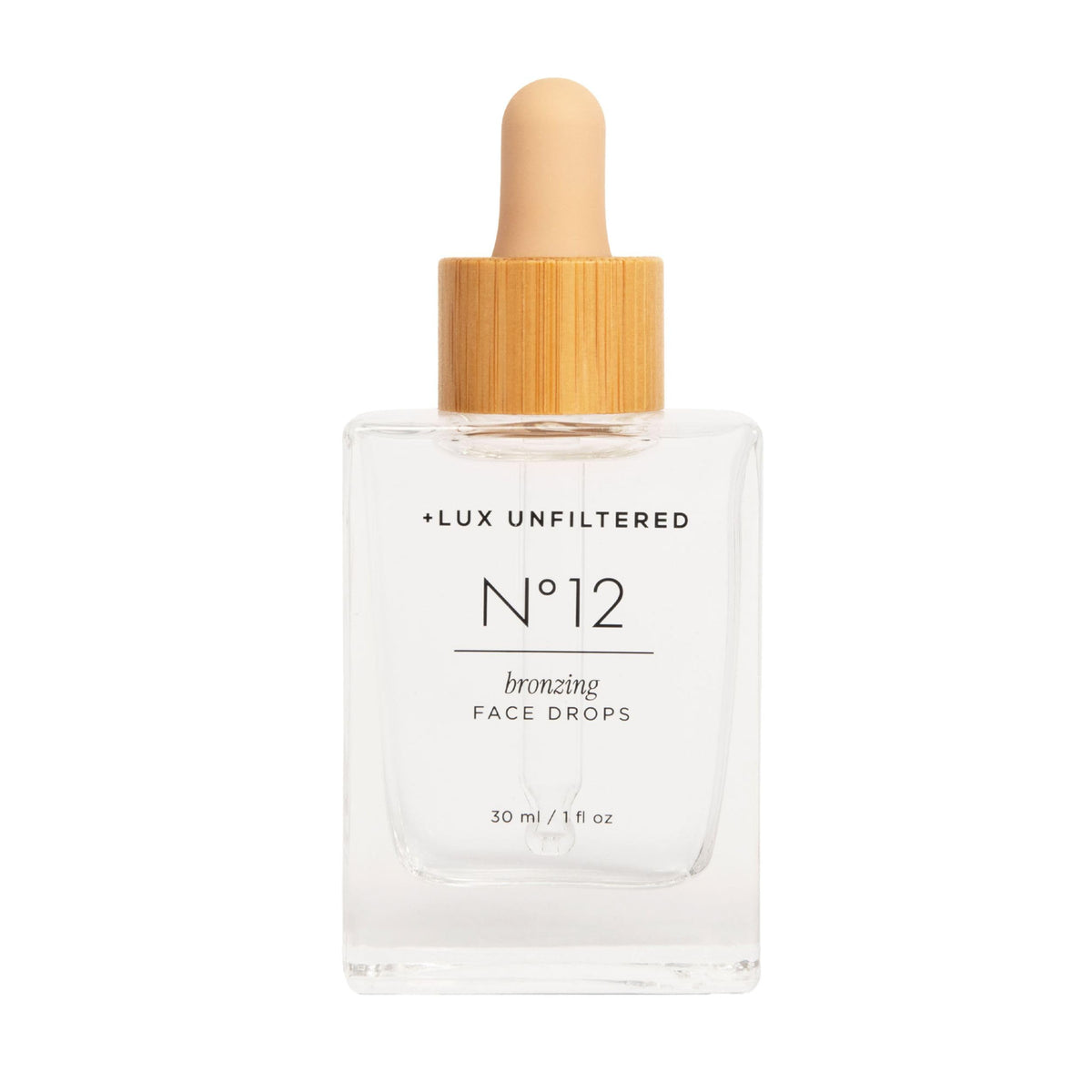 Lux Unfiltered N°12 gouttes bronzage visage dans flacon pour teinte naturelle