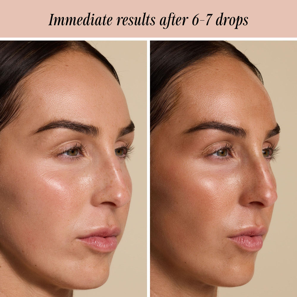 Lux Unfiltered N°12 Sunstruck teinte-fonce-visage: bronze profond avec contrôle.