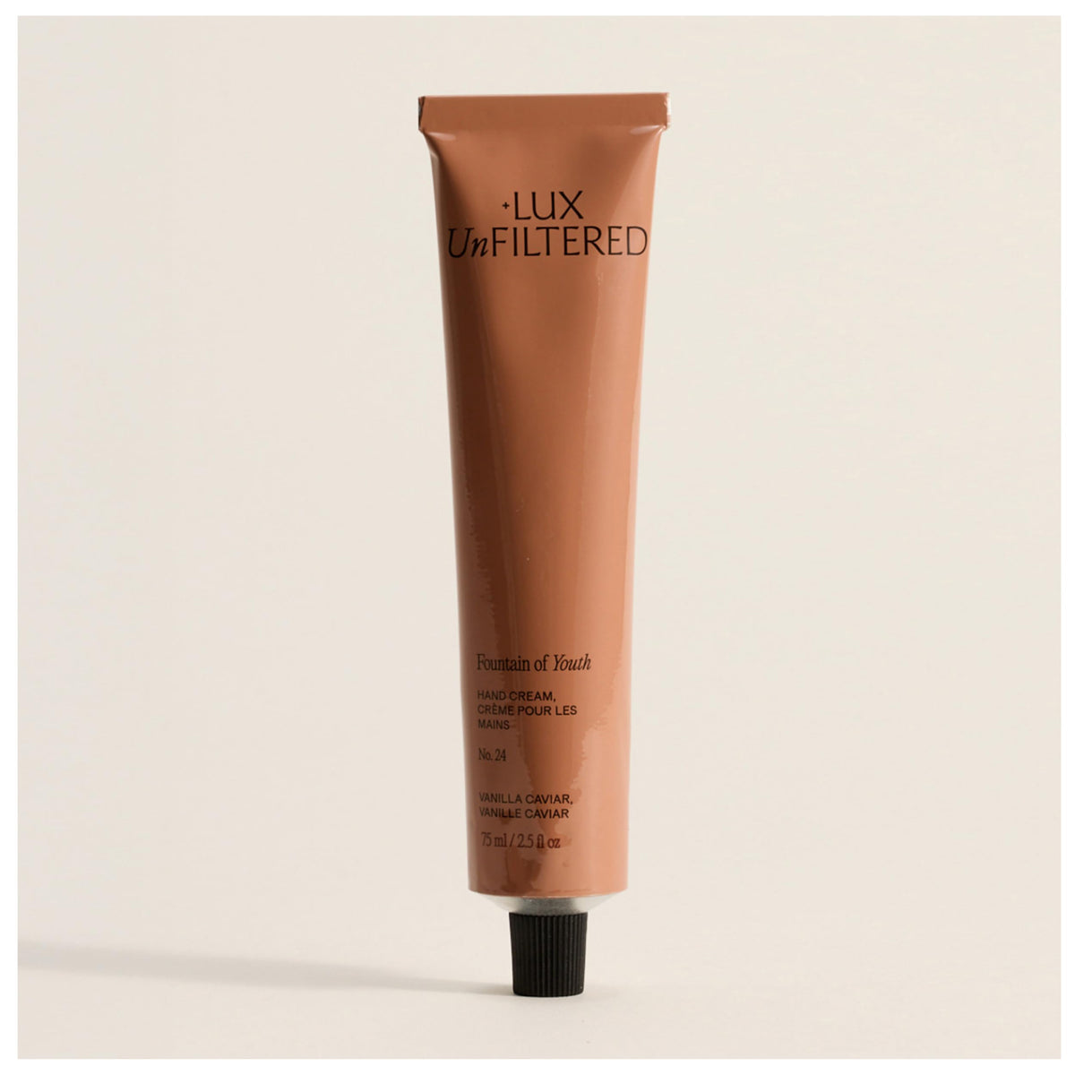 Lux Unfiltered N°24 crème mains: hydratation profonde pour douceur durable.