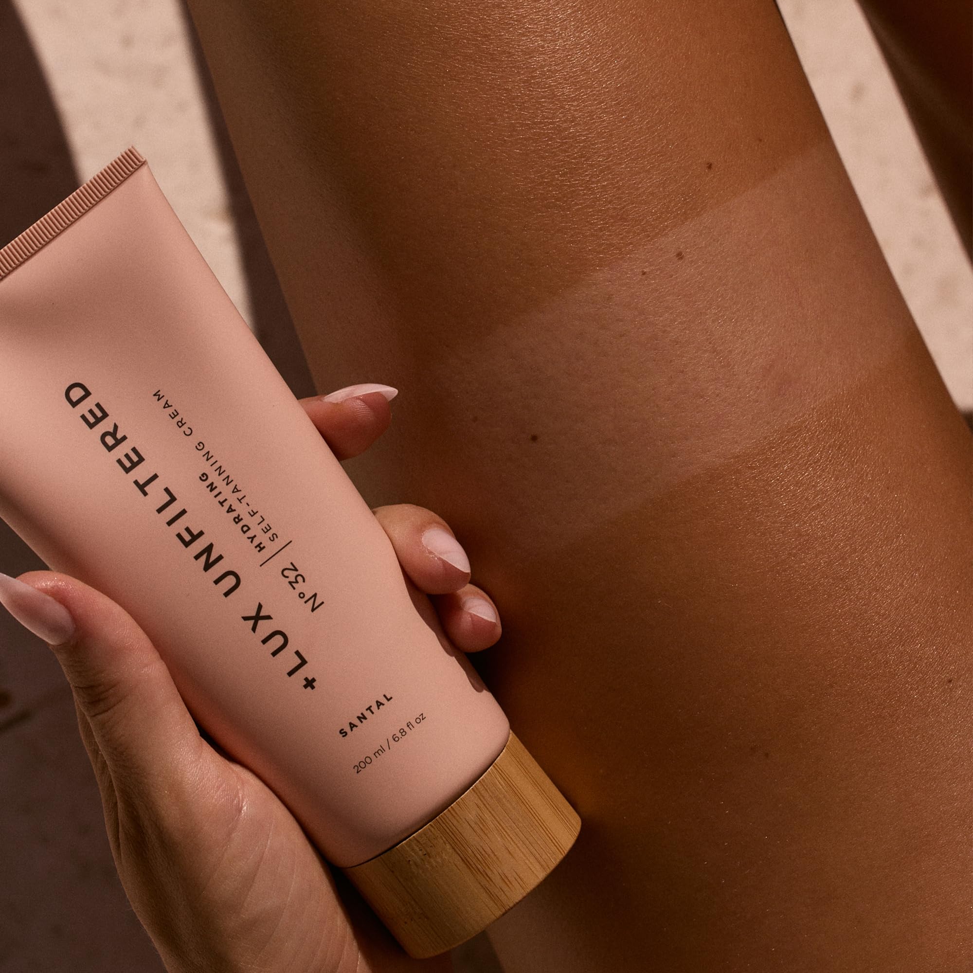 Formule vegan et cruelty-free du Lux Unfiltered N°32 auto-bronzant.