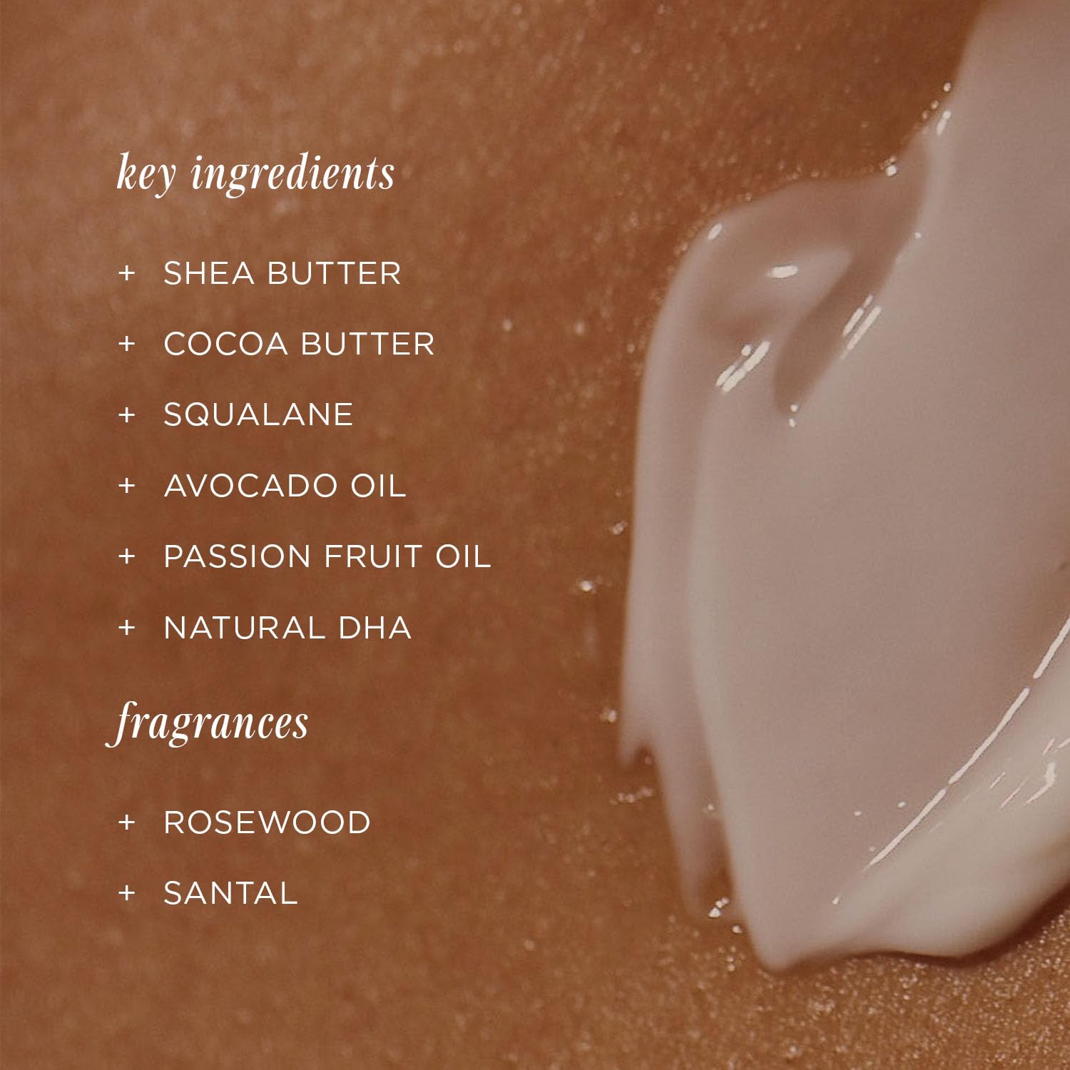 Peau nourrie par Lux Unfiltered N°32 avec beurre de karité et squalane.