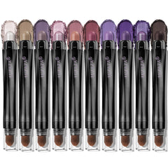 LUXAZA ensemble-crayons-ombres-yeux-creme-violet: couleurs intenses pour un regard durable.