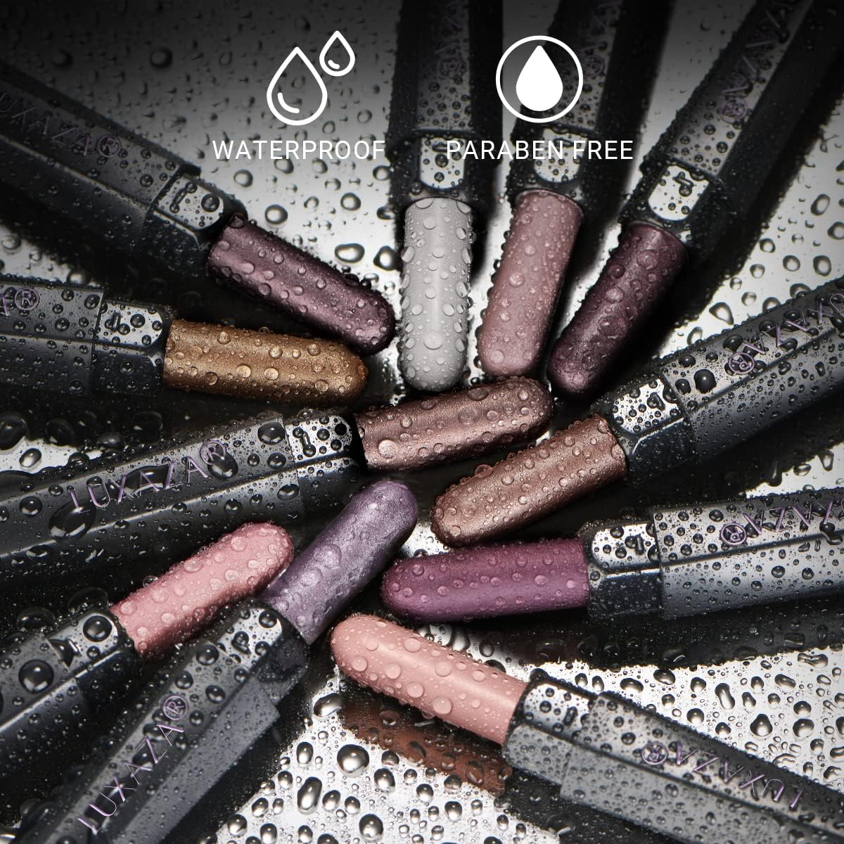 LUXAZA look jour-soir yeux, options polyvalentes.