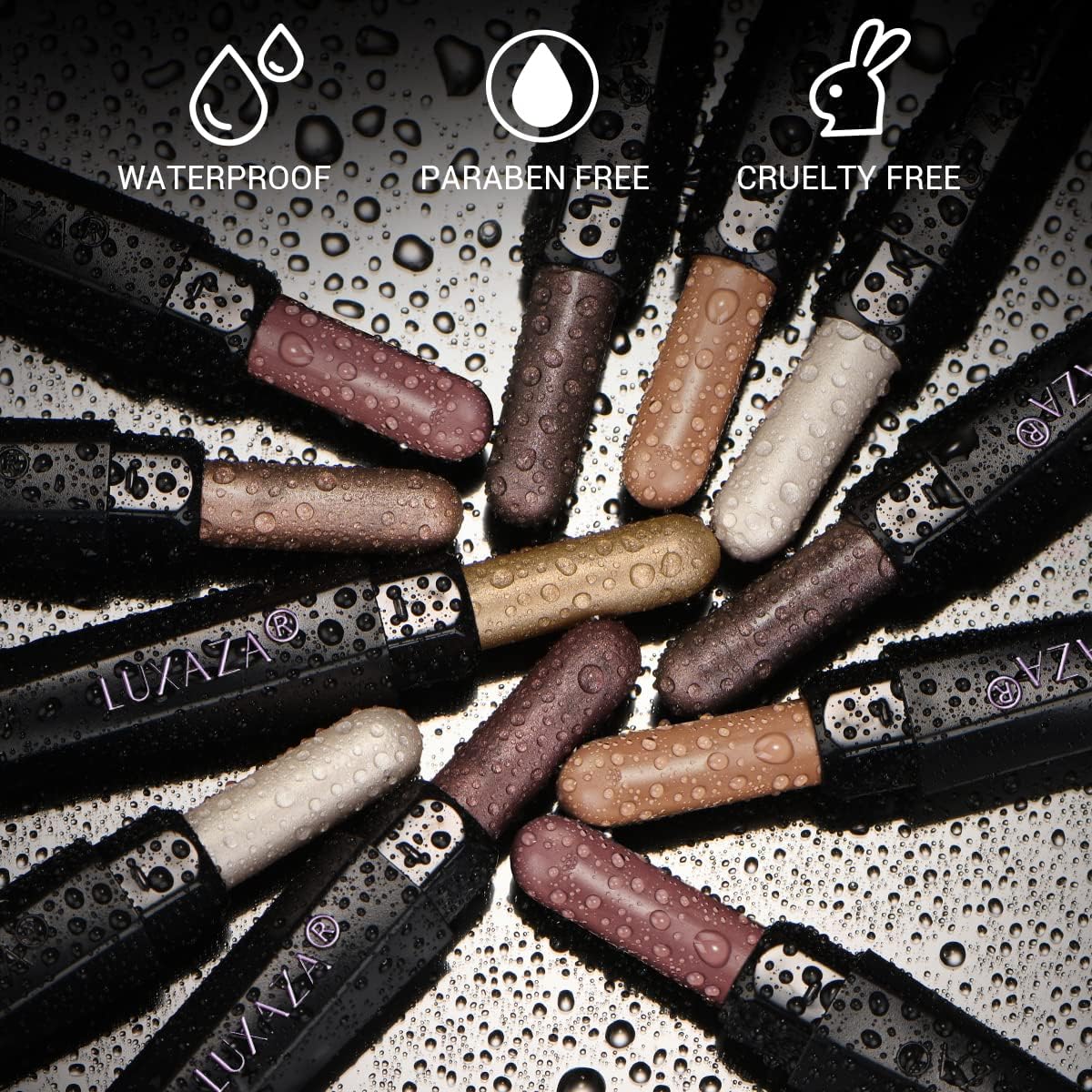 Brosse intégrée des Ombre Sticks LUXAZA pour estomper