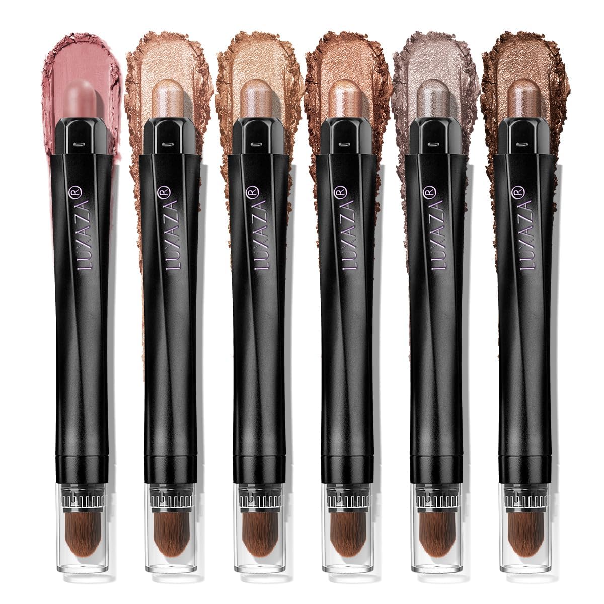 LUXAZA PRO bâton ombre neutre brun pour un look naturel et facile à appliquer.