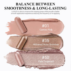LUXAZA PRO crayon-yeux crème brun-matte, texture veloutée pour application facile.