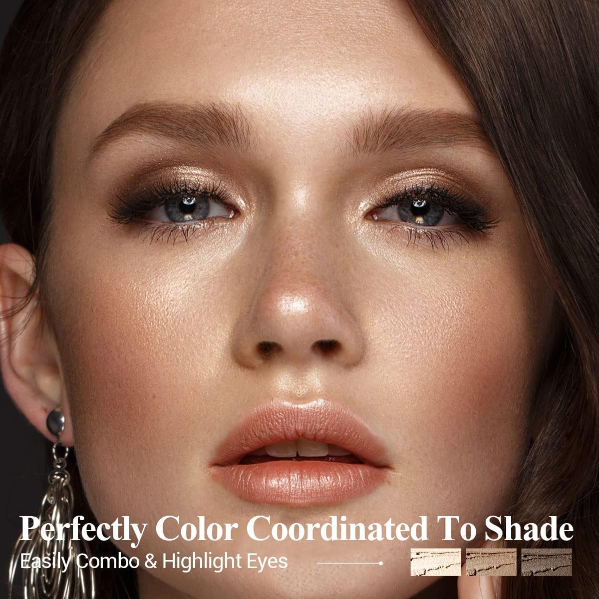 LUXAZA PRO crayon-ombre brun-nude pour définition précise et longue tenue.