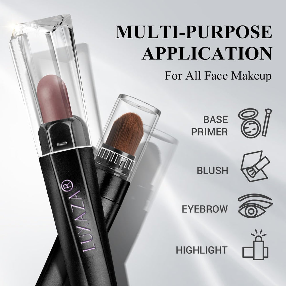 Dark grey shimmer shade from Luxaza Pro adds depth to smoky eyes