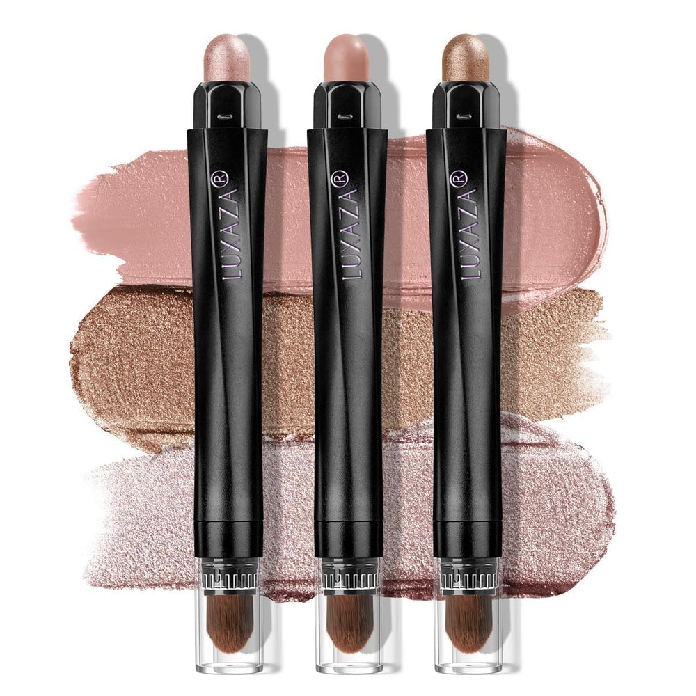 LUXAZA PRO ensemble d'ombres yeux brun, palette polyvalente pour un look neutre et naturel.