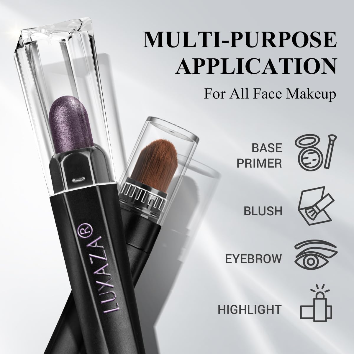 Ombres crème neutres LUXAZA PRO, parfaites pour un look quotidien discret