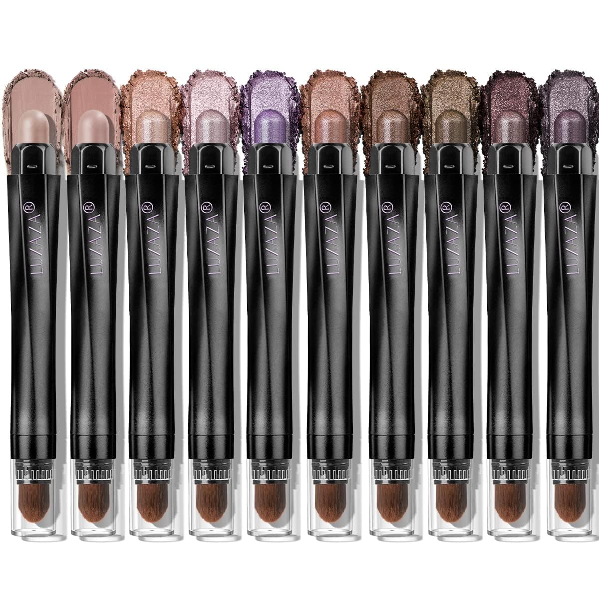 Luxaza Pro ensemble ombres lilas-brun pour un look polyvalent