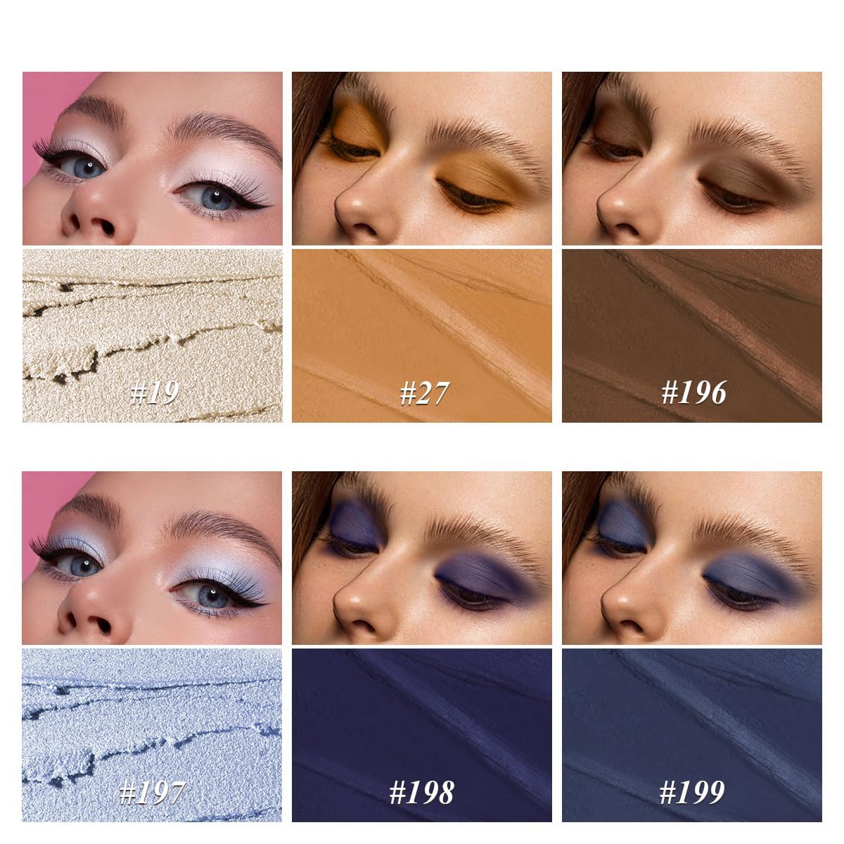 Crayon fard brun métallique pour un regard intense et longue tenue.