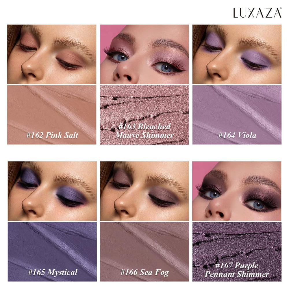 Ombre crayon violet mat LUXAZA PRO, texture douce pour maquillage rapide