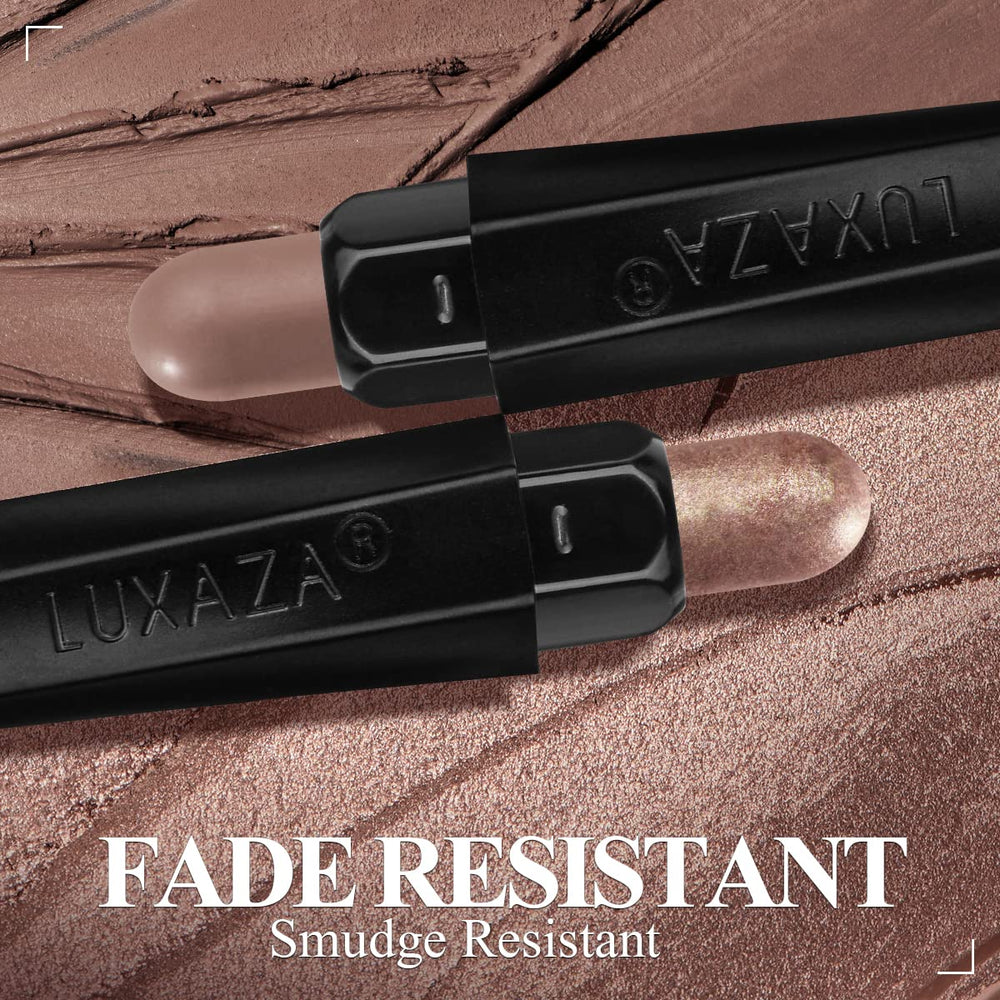 LUXAZA crayon marron fonce pour definir le regard avec precision.