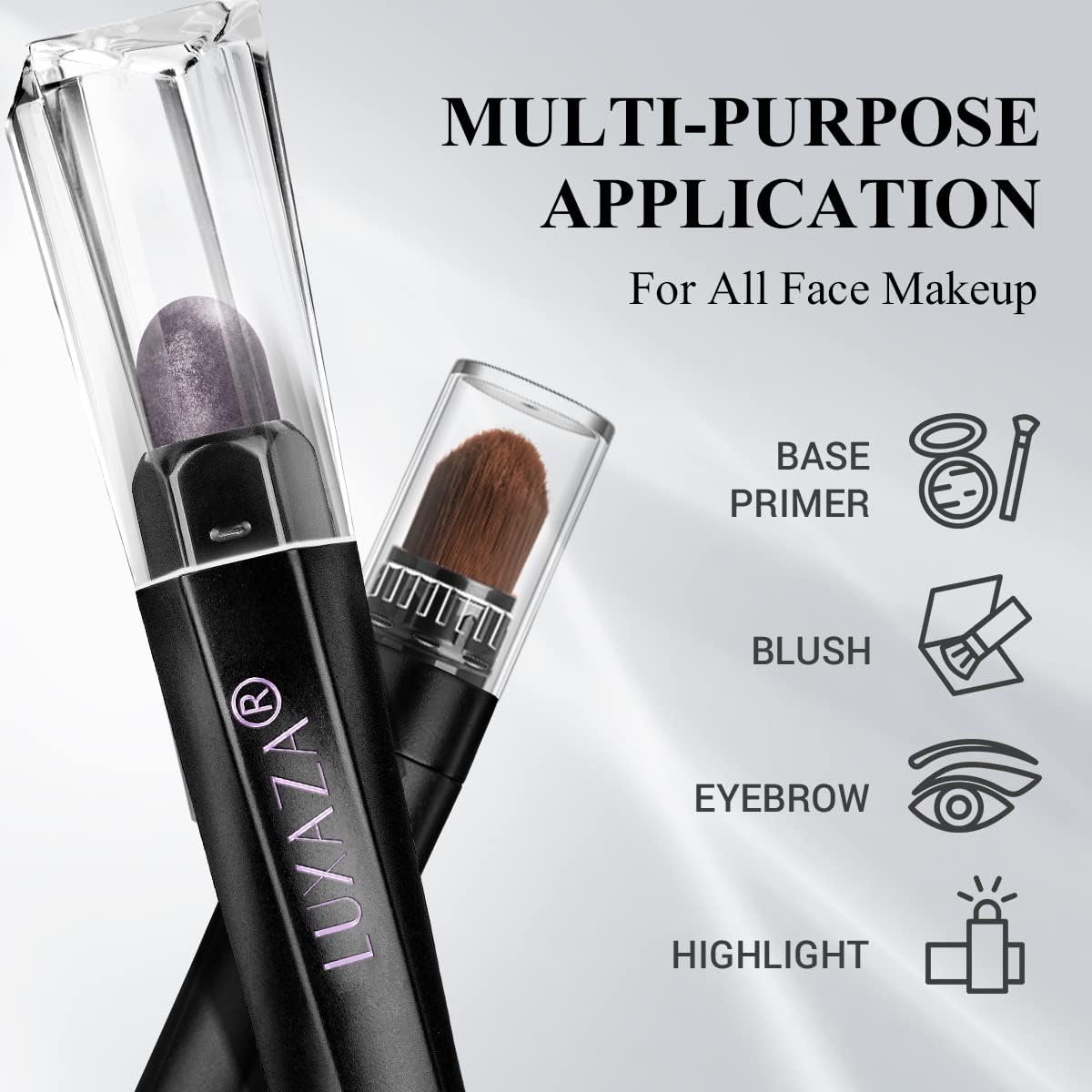 Luxaza Teintes Nude et Caramel: swatch clair et subtiles pour un look naturel.