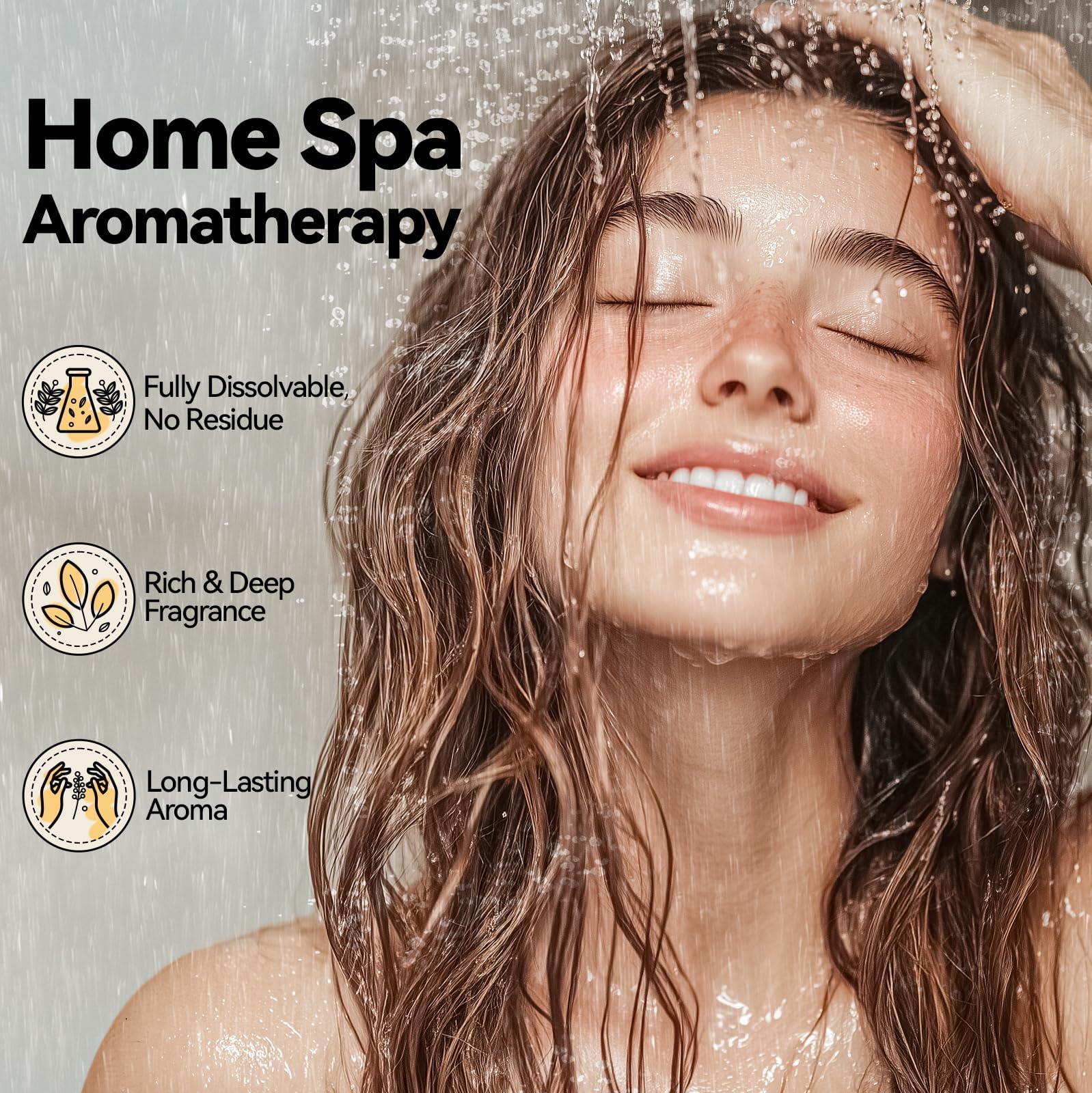 Luxdouce bombes-douche relaxation profonde, infusion huiles essentielles.