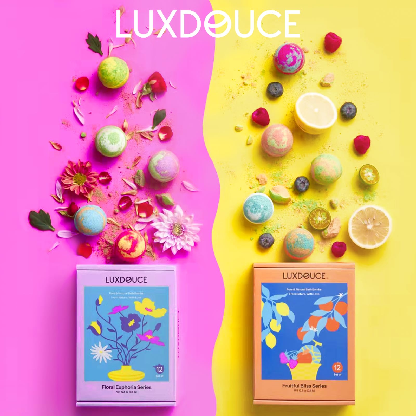 Arômes naturels et colorants sûrs de LUXDOUCE pour une baignade colorée et douce.