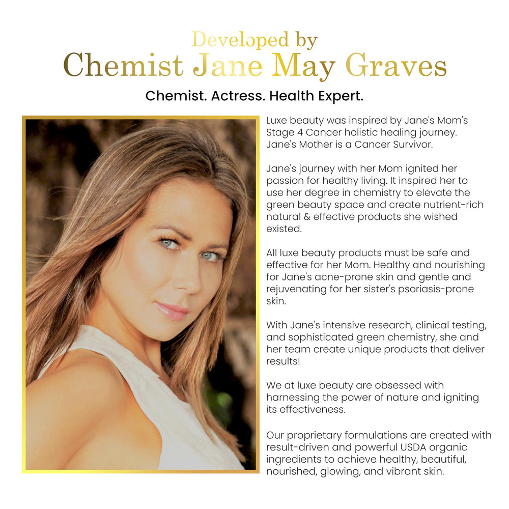 LUXEBEAUTY LuxeLotion – ingrédients végan et formulation responsable.