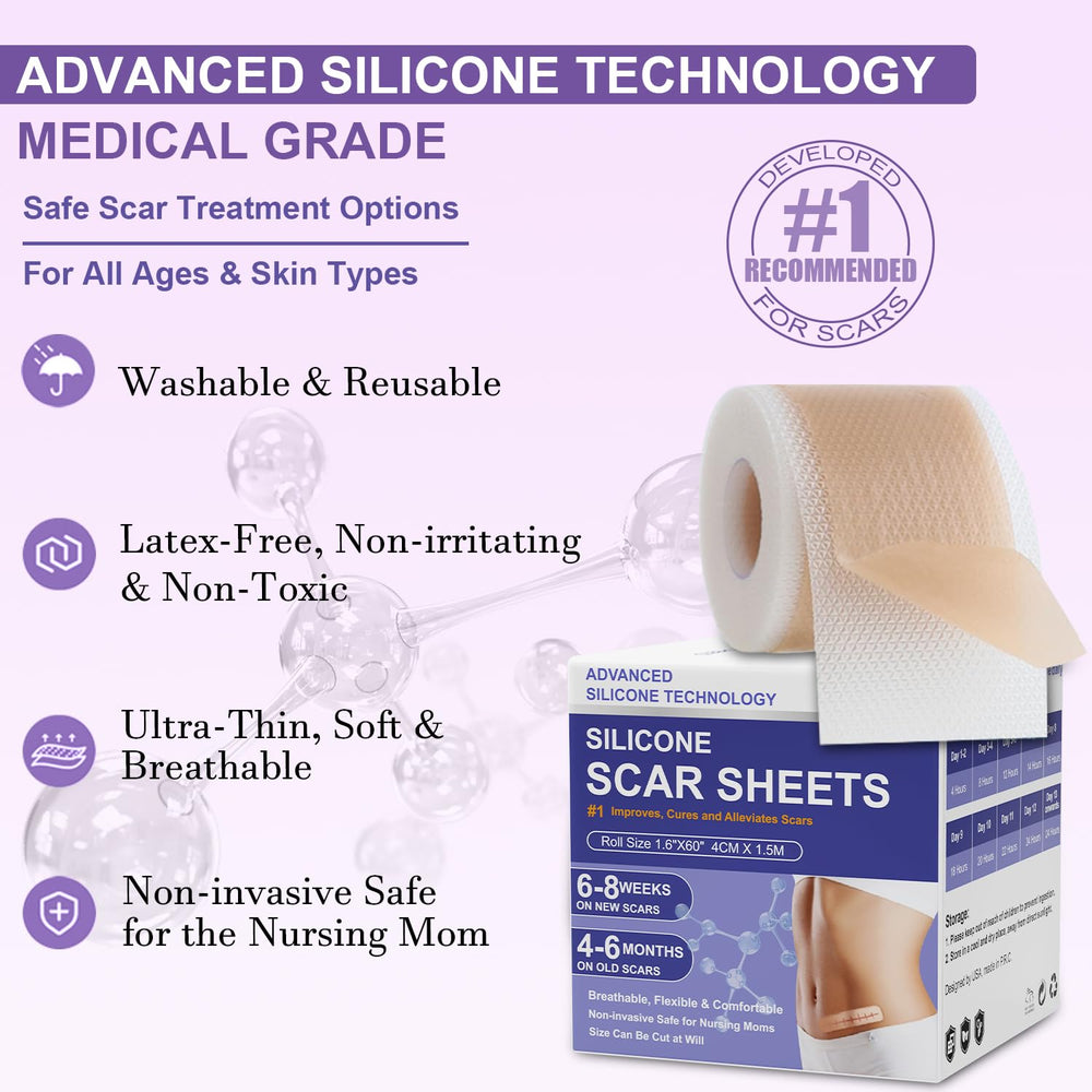 Luxefus bande scar silicone hydratation: protège et hydrate la cicatrice