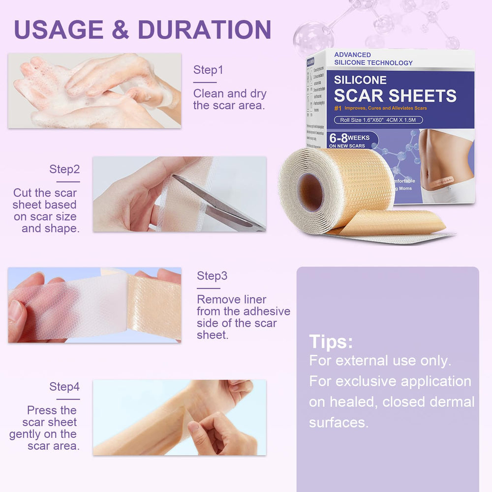 Luxefus bande scar silicone keloïde: peut aider à lisser la texture