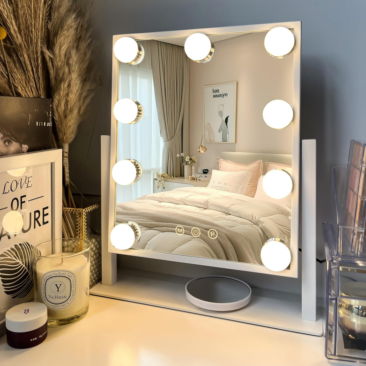 Luxevue miroir vanite avec lumiere pour un maquillage precis