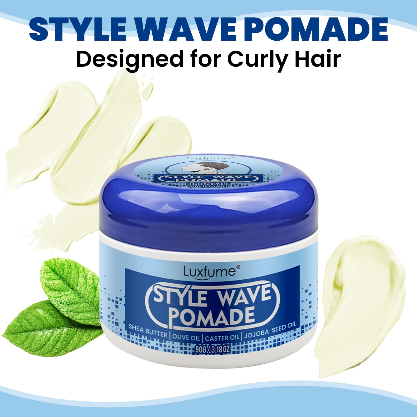 Luxfume pomade homme nettoyage facile – élimination rapide à l’eau.