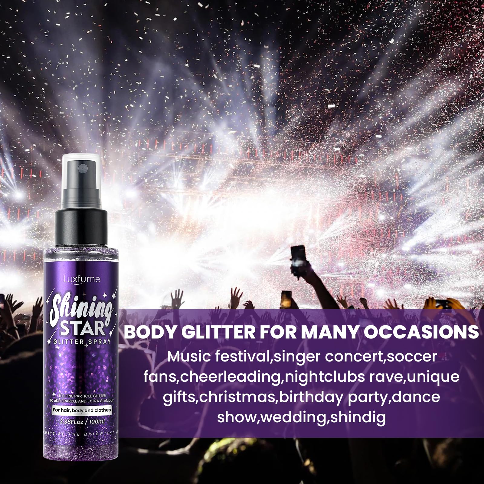 Luxfume vetement paillette résistant et facile à retirer.