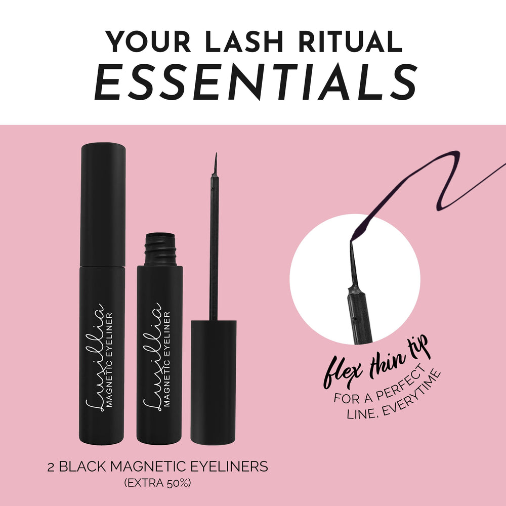 Luxillia Eyeliner Magnétique - applicateur lisse offrant une ligne fluide