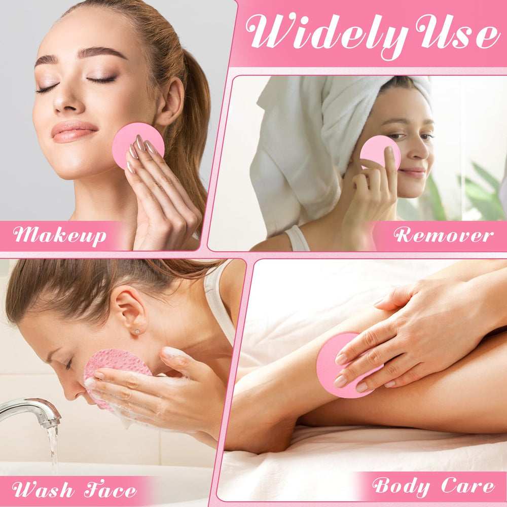 Luxiv éponge compressée visage, exfoliation légère et application de soin facilitée.