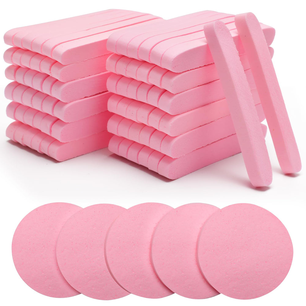 Luxiv éponge comprimée visage, pack de 120 pièces, idéal pour usage quotidien.