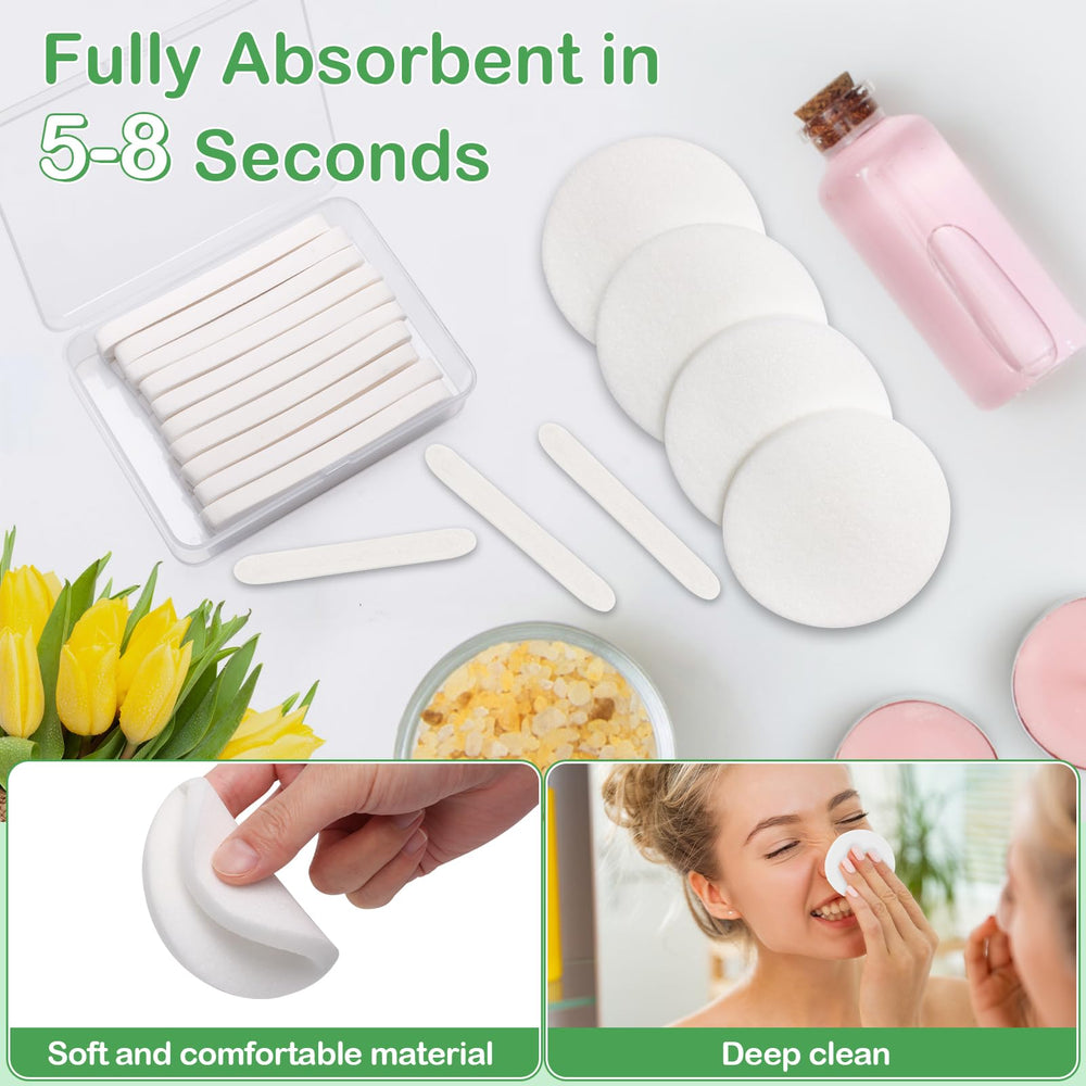 Éponge Luxiv multi-usages pour nettoyage, maquillage et exfoliation.