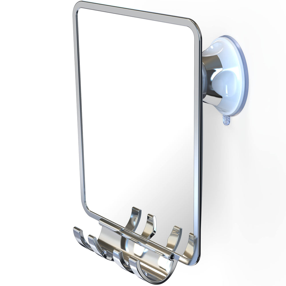 Luxo miroir-douche anti-buee: visibilité nette pour le rasage dans la douche.