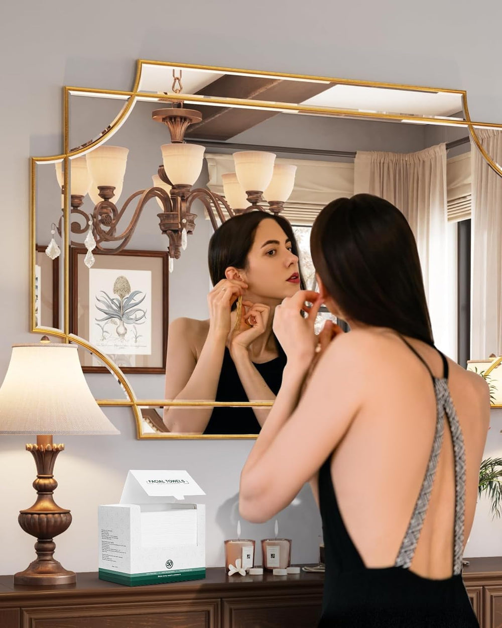 Lingettes visage LUXU—pratiques au quotidien et lors des déplacements.
