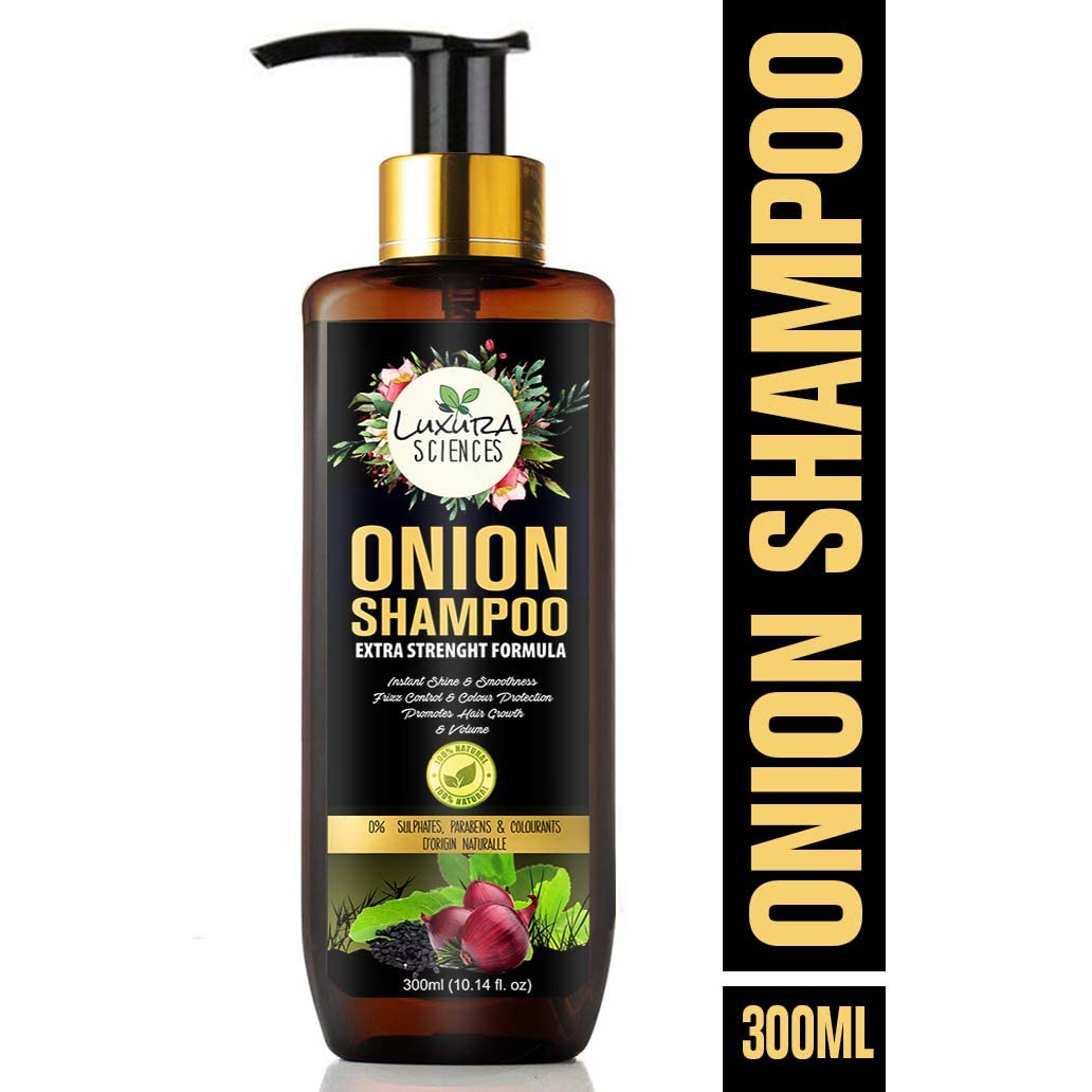 Luxura Sciences Shampooing à l'oignon – texture riche et parfum naturel.
