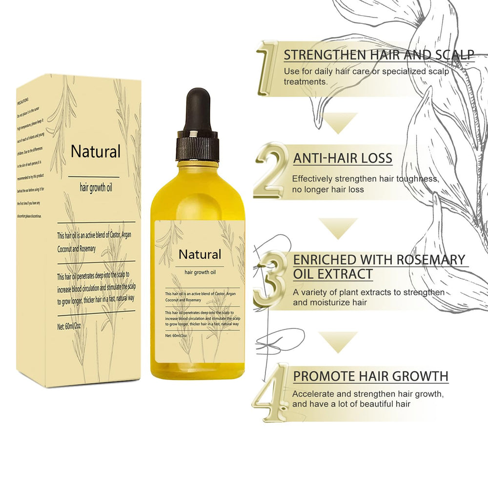 Application sur le cuir chevelu Lvjonya Romarin—massage relaxant et revitalisant