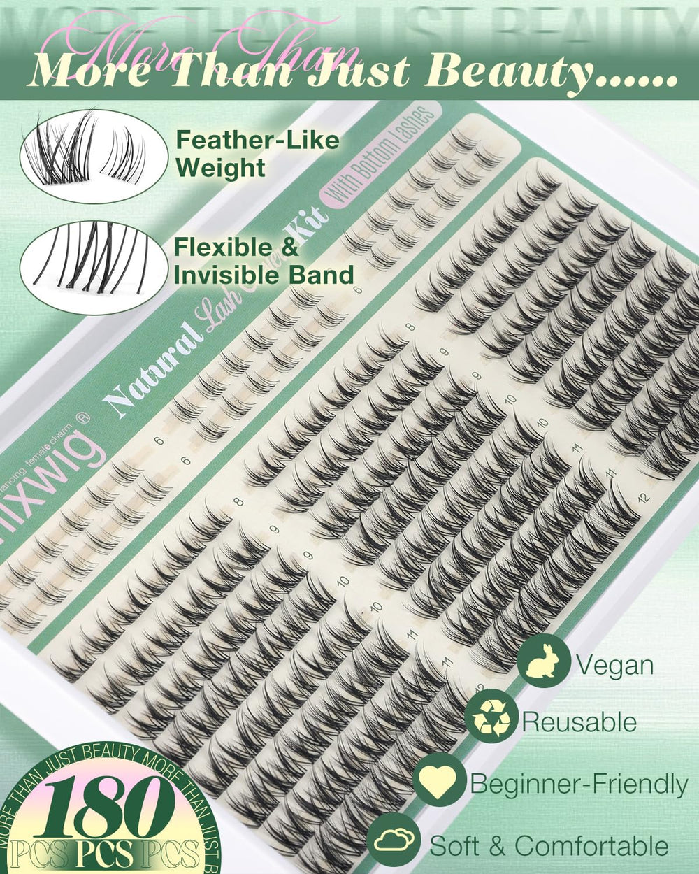 Bond-seal Lvmixwig: adhérence fiable pour des cils qui restent en place.