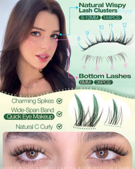 Cils-bas 6mm Lvmixwig: harmonie avec le regard pour une finition subtile.