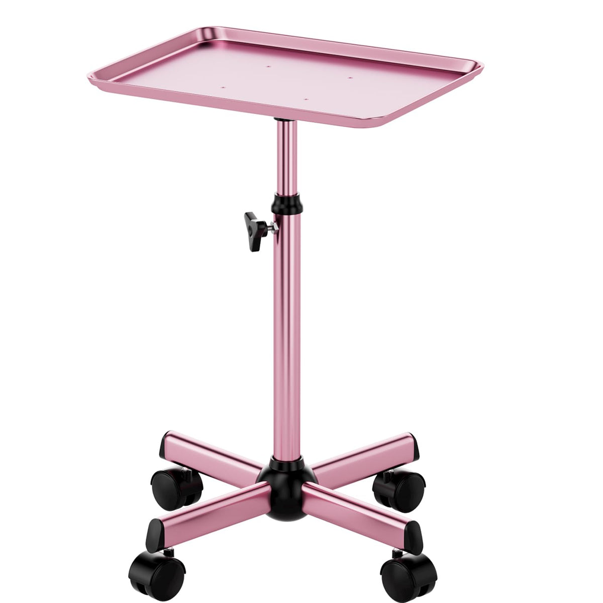 LWADALN chariot salon rose avec mobilité fluide pour les services beauté