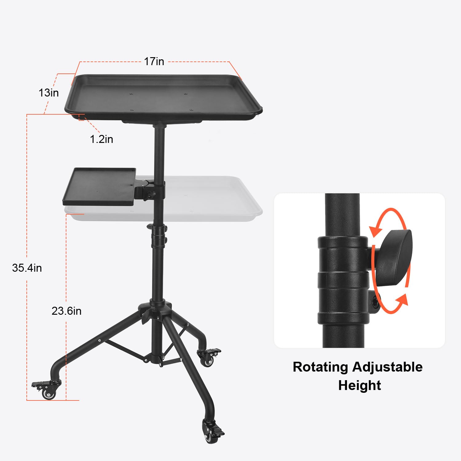 Chariot LWADALN polyvalent pour coiffure, soins et spa.